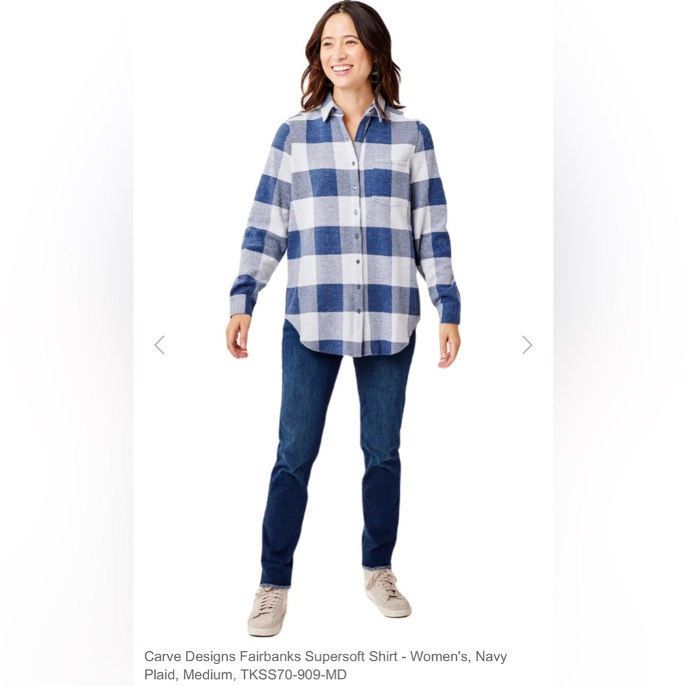 Carve Design Fairbanks Super soft Plaid Button-Up Shirt